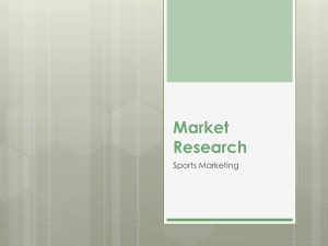 Market Research Sports Marketing