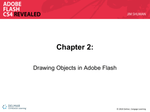Chapter 2: Drawing Objects in Adobe Flash © 2010 Delmar, Cengage Learning