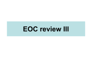 EOC review III