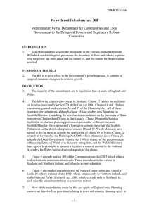 Growth and Infrastructure Bill