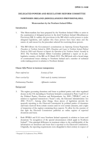 DPRR/13-14/68  DELEGATED POWERS AND REGULATORY REFORM COMMITTEE NORTHERN IRELAND (MISCELLANEOUS PROVISIONS) BILL