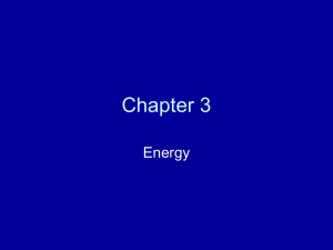 Chapter 3 Energy