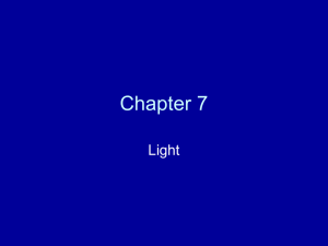 Chapter 7 Light