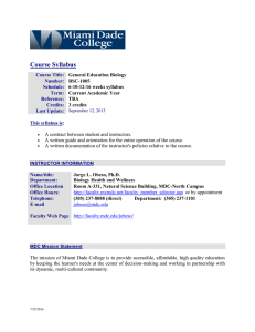 Course Syllabus