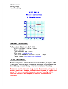 ECO 2023 Microeconomics A Flexi Course