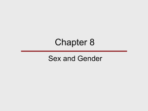 Chapter 8 Sex and Gender