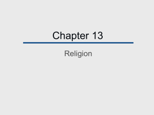 Chapter 13 Religion