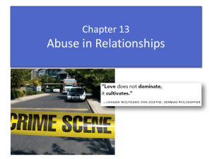 Abuse in Relationships Chapter 13