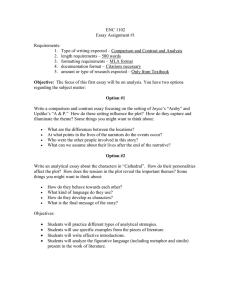 ENC 1102 Essay Assignment #1  Requirements: