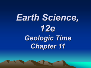 Earth Science, 12e Geologic Time Chapter 11