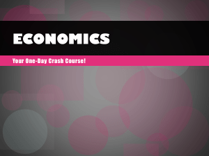 ECONOMICS Your One-Day Crash Course!