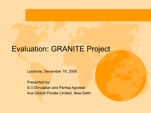 Evaluation: GRANITE Project