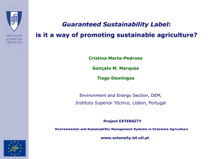 Guaranteed Sustainability Label is it a way of promoting sustainable agriculture?