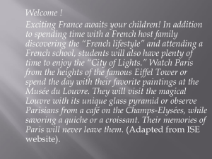 Welcome ! Exciting France awaits your children! In addition