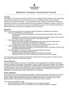 Washburn University Young Alumni Council Overview