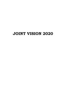 JOINT VISION 2020