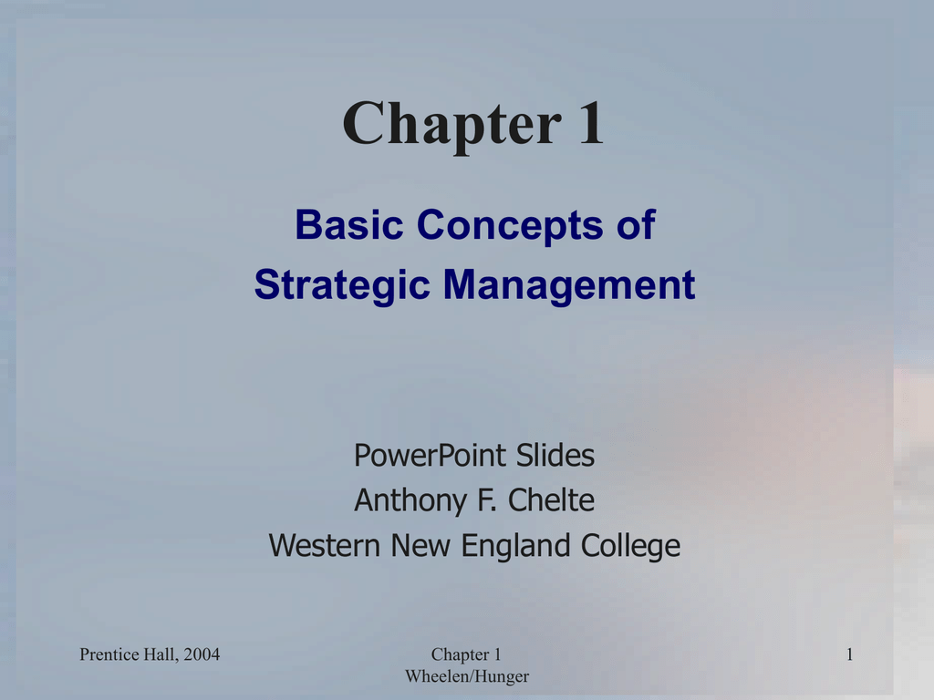 strategic management assignment ppt