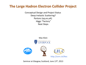 The Large Hadron Electron Collider Project