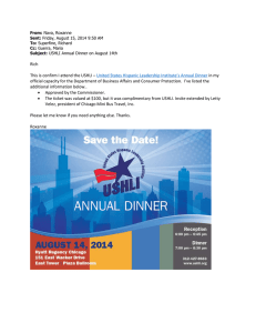 Rich official capacity for the Department of Business Affairs and Consumer... United States Hispanic Leadership Institute’s Annual Dinner