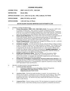 COURSE SYLLABUS
