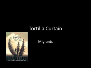 Tortilla Curtain Migrants