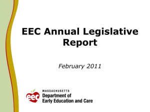 EEC Annual Legislative Report February 2011