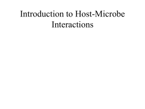 Introduction to Host-Microbe Interactions