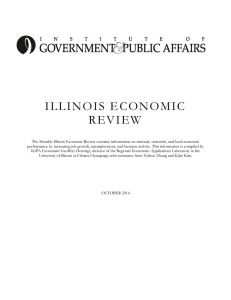 ILLINOIS E CONOMIC REVIEW