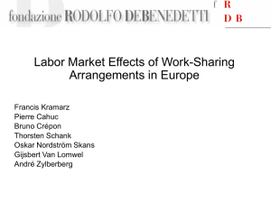 Labor Market Effects of Work-Sharing Arrangements in Europe