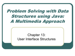 Problem Solving with Data Structures using Java: A Multimedia Approach Chapter 13: