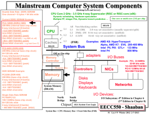 Mainstream Computer System Components