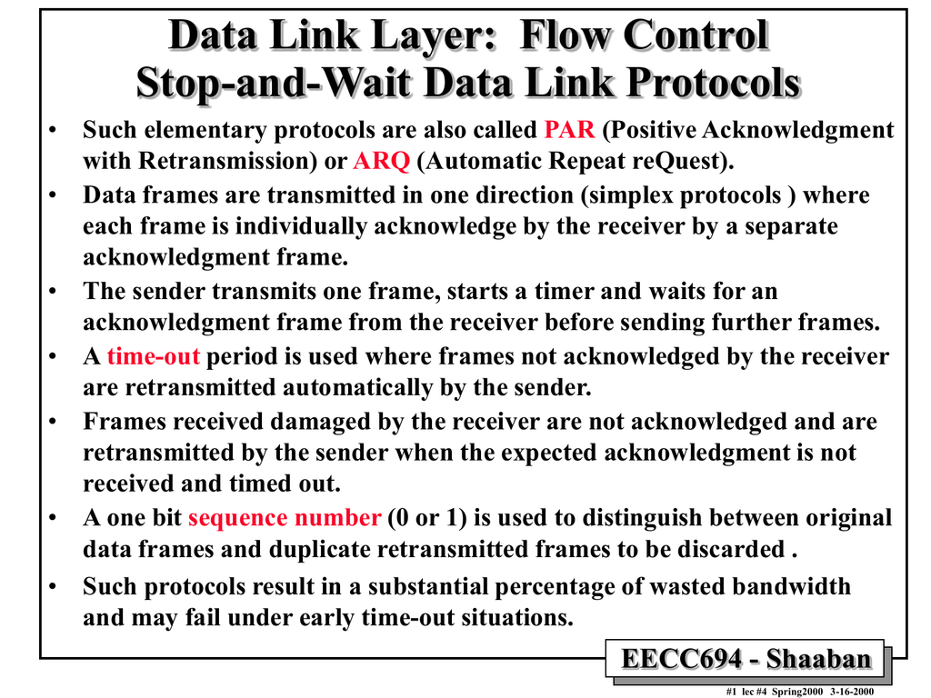 data-link-layer-flow-control-stop-and-wait-data-link-protocols