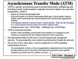 Asynchronous Transfer Mode (ATM)