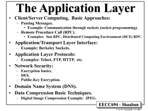 The Application Layer
