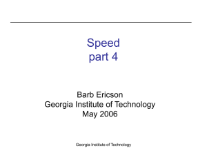 Speed part 4 Barb Ericson Georgia Institute of Technology