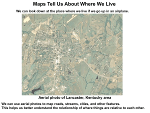 Maps Tell Us About Where We Live