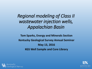 Regional modeling of Class II wastewater injection wells, Appalachian Basin