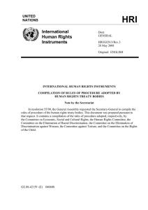 HRI International Human Rights Instruments