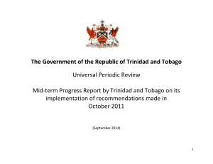 The Government of the Republic of Trinidad and Tobago