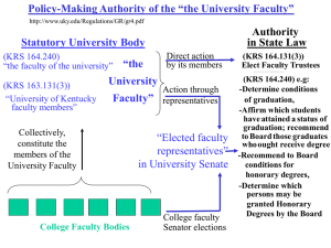 Authority in State Law Statutory University Body “the