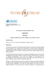 23 session of the Human Rights Council Concept Note