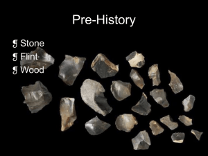 Pre-History ❡ Stone ❡ Flint ❡ Wood