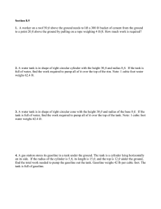ft full of water, find the work required to pump all...  Section 8.5