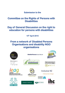 Committee on the Rights of  Persons with Disabilities
