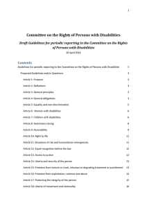 Committee on the Rights of Persons with Disabilities