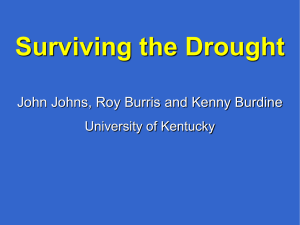 Surviving the Drought John Johns, Roy Burris and Kenny Burdine