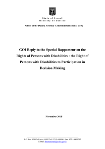 GOI Reply to the Special Rapporteur on the