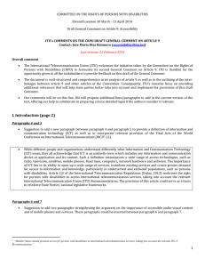 COMMITTEE ON THE RIGHTS OF PERSONS WITH DISABILITIES