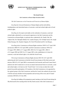 interdependence and interrelated nature of economic, social and cultural rights... political rights, OFFICE OF THE HIGH COMMISSIONER  FOR