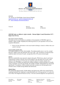 OHCHR Att: Advisor on Child Rights, Imma Guerras-Delgado :